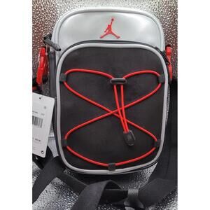 Nike Jordan Jumpman Airborne Festival Hip Sling Bag Fire Red/Black/Silver-NWT